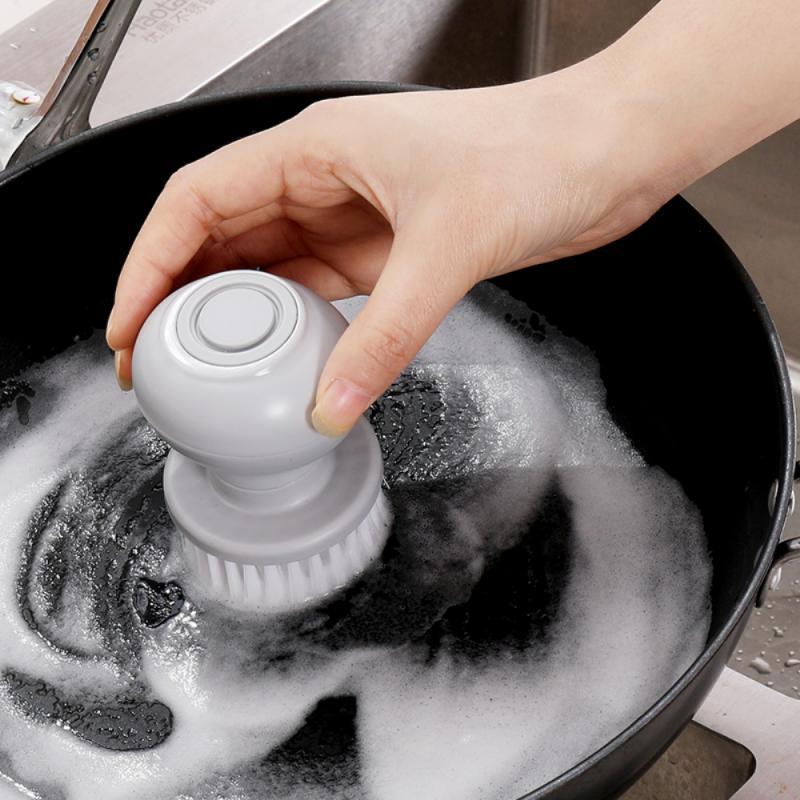 Cleaning Brushes Dish Washing Tool Soap Dispenser Refillable Pans Cups  Bread Bowl Scrubber - ozaclean