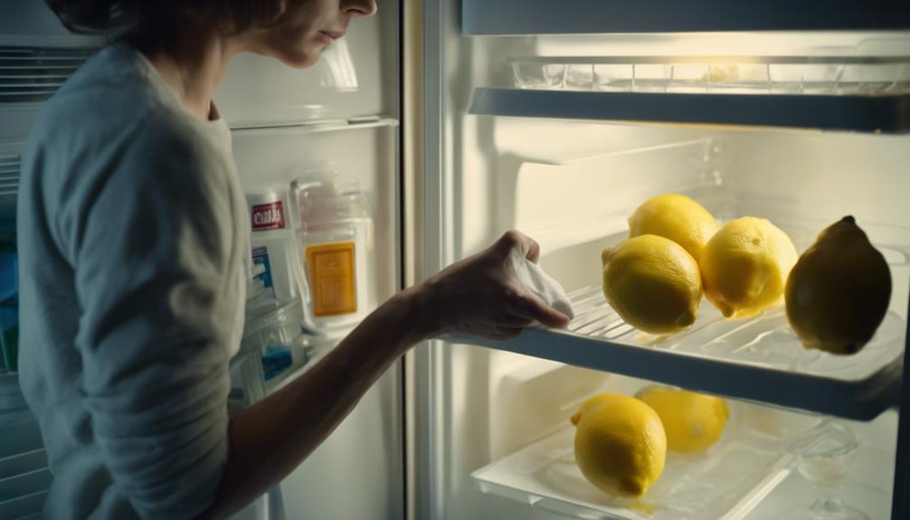 clean fridge with vinegar