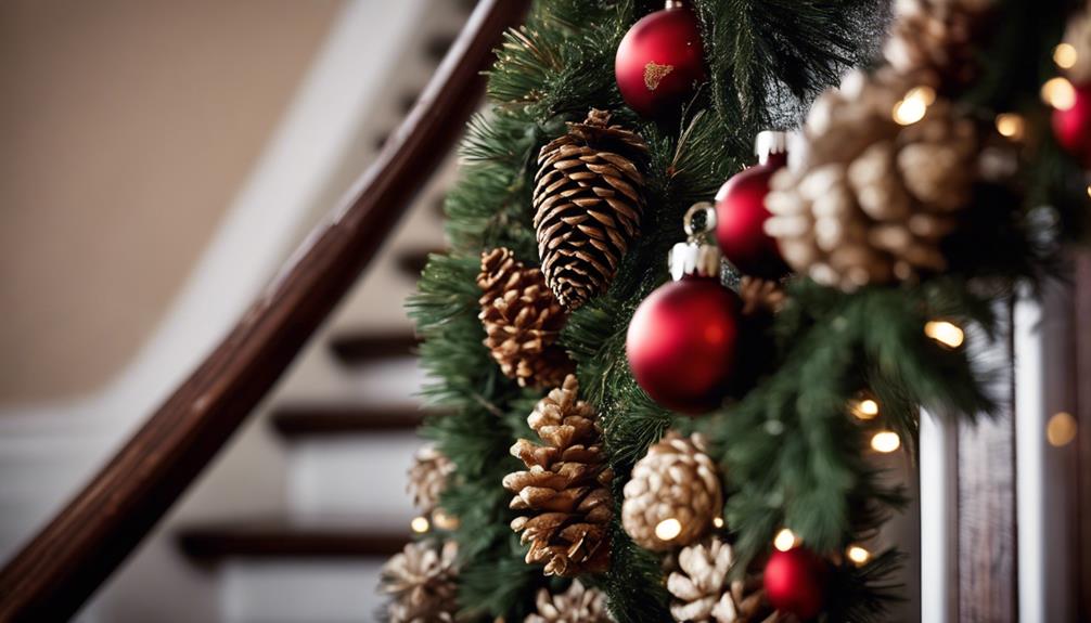 decorating with pine cones