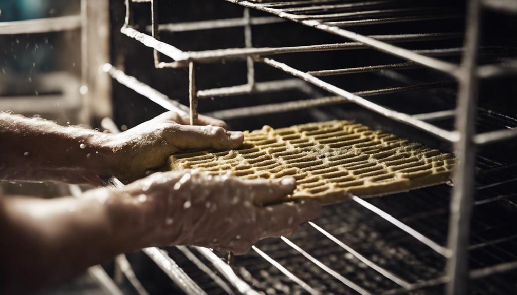 protect oven racks carefully