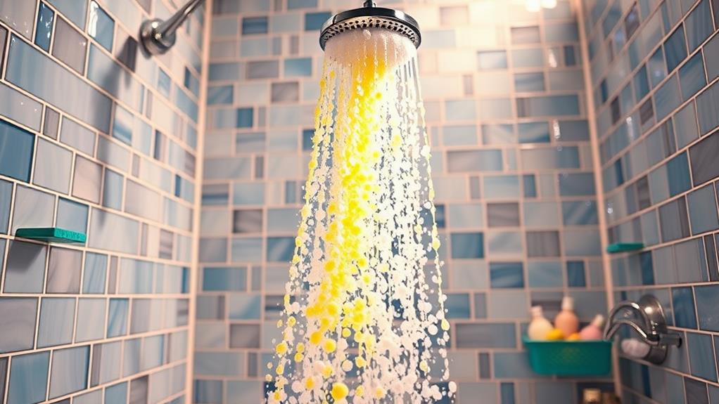 powerful foaming shower cleaner