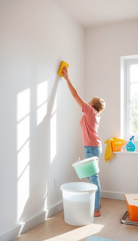 effective drywall cleaning methods