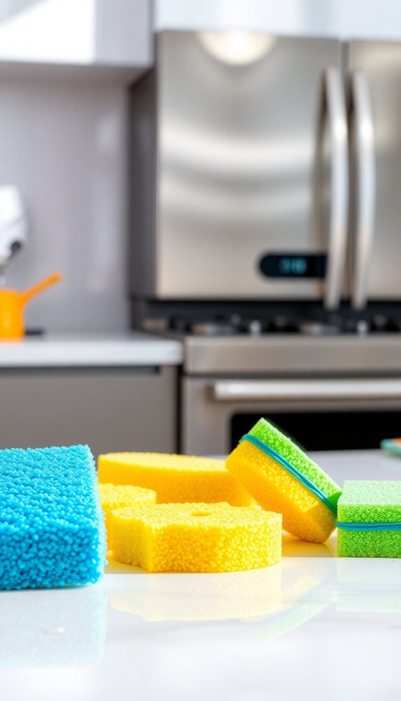 hygienic silicone cleaning sponges