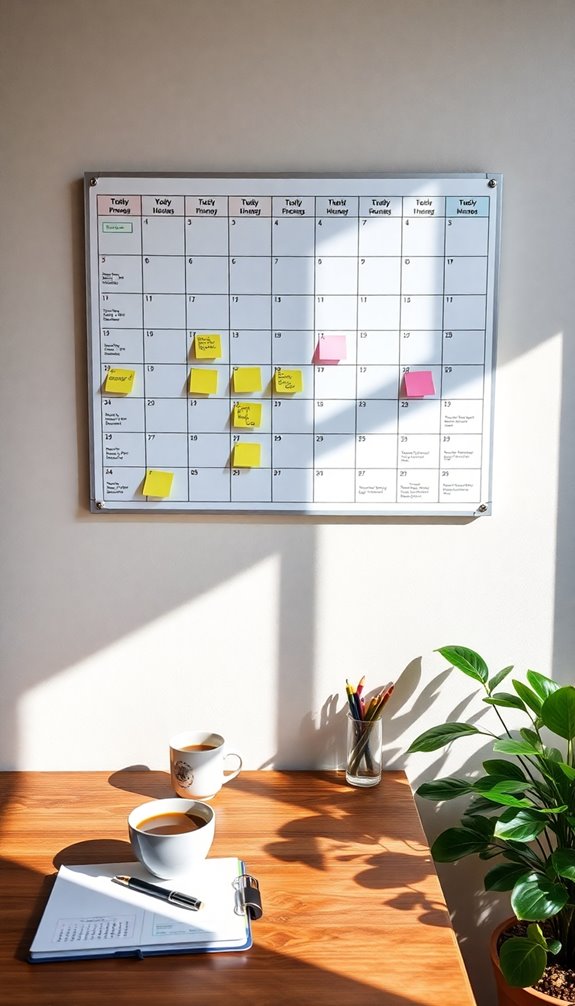 organize your yearly schedule