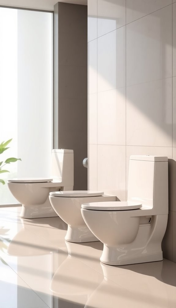 self cleaning toilet options available