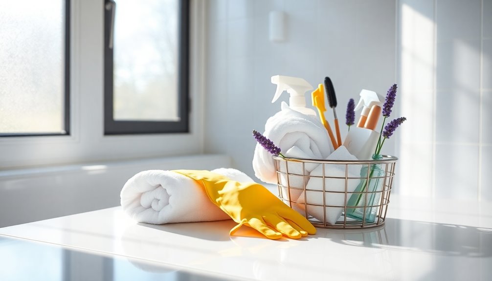 bathroom cleanliness and upkeep