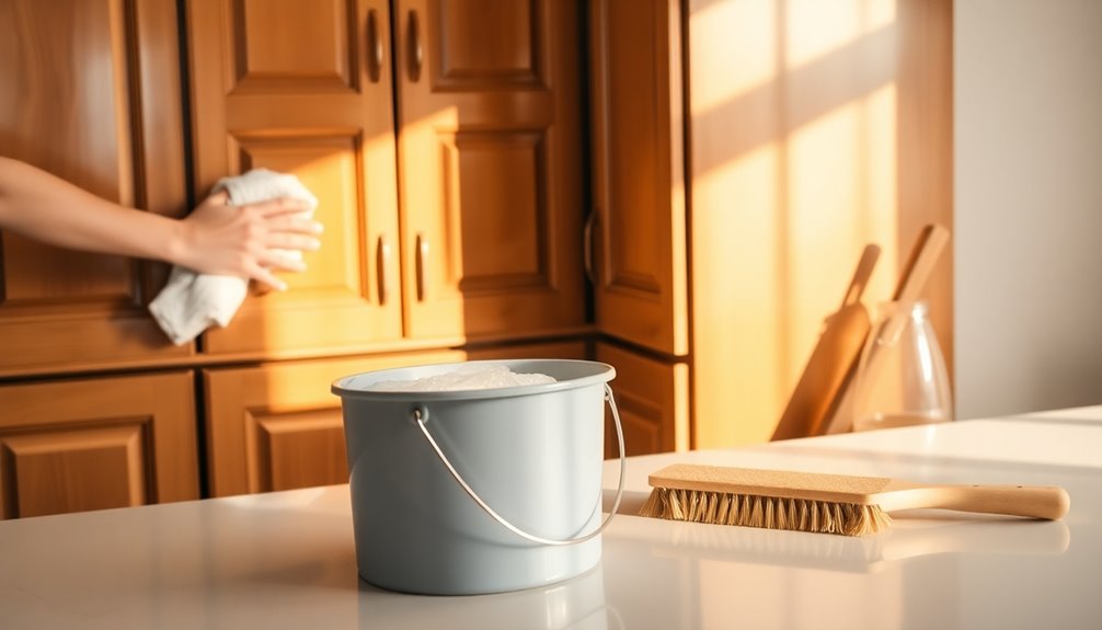 cleaning techniques for cabinets