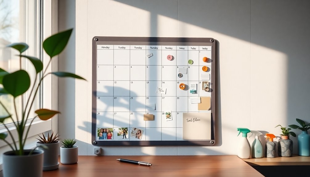 creating a wall planner