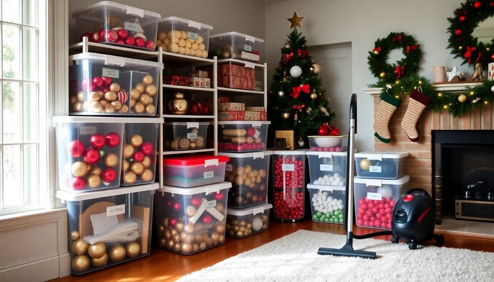 holiday decoration organization tips