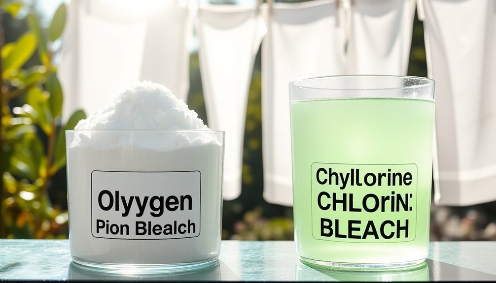 oxygen bleach vs chlorine bleach