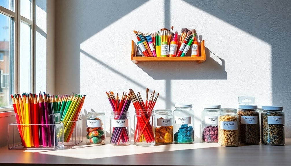 paint storage and labeling