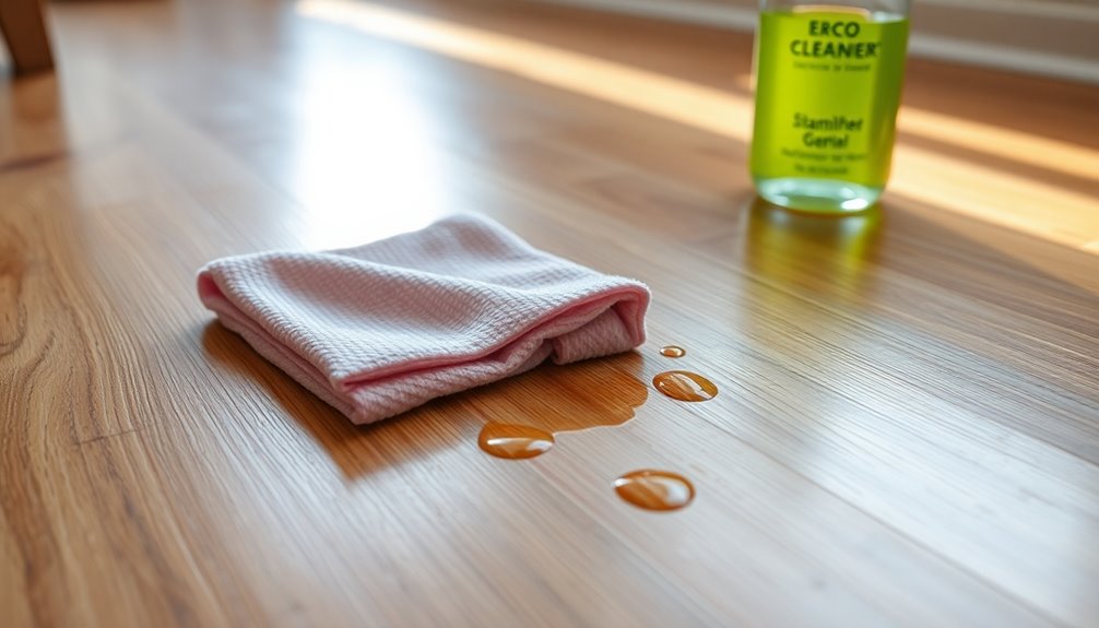 removing tough laminate stains