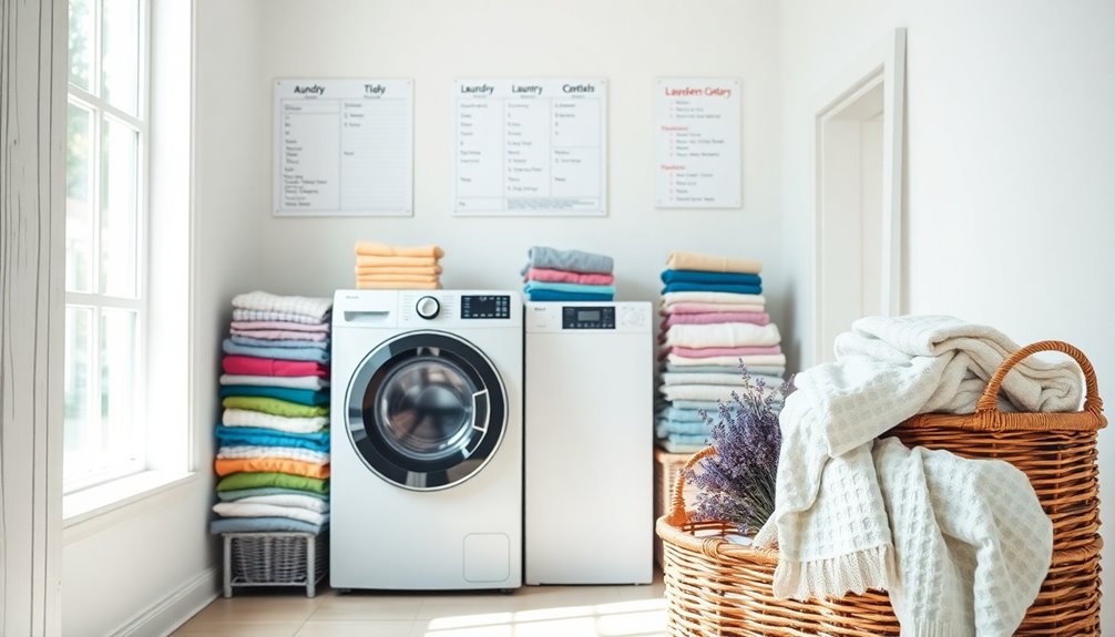 simplified laundry routine steps