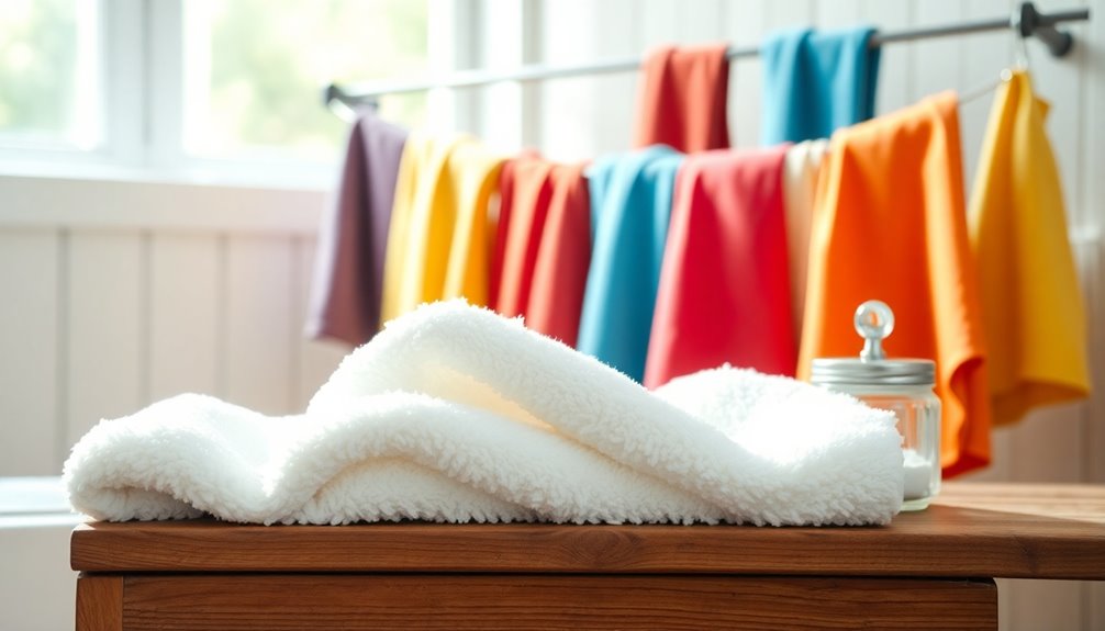 vibrant towel care options